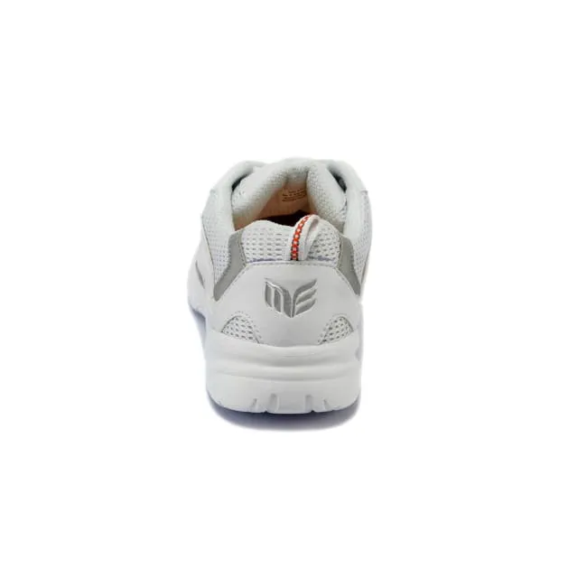 Ventilation Channel Tech Mt. Emey 9701-3L White/Silver - Men's Light Weight Athletic Walking Shoe with Laces