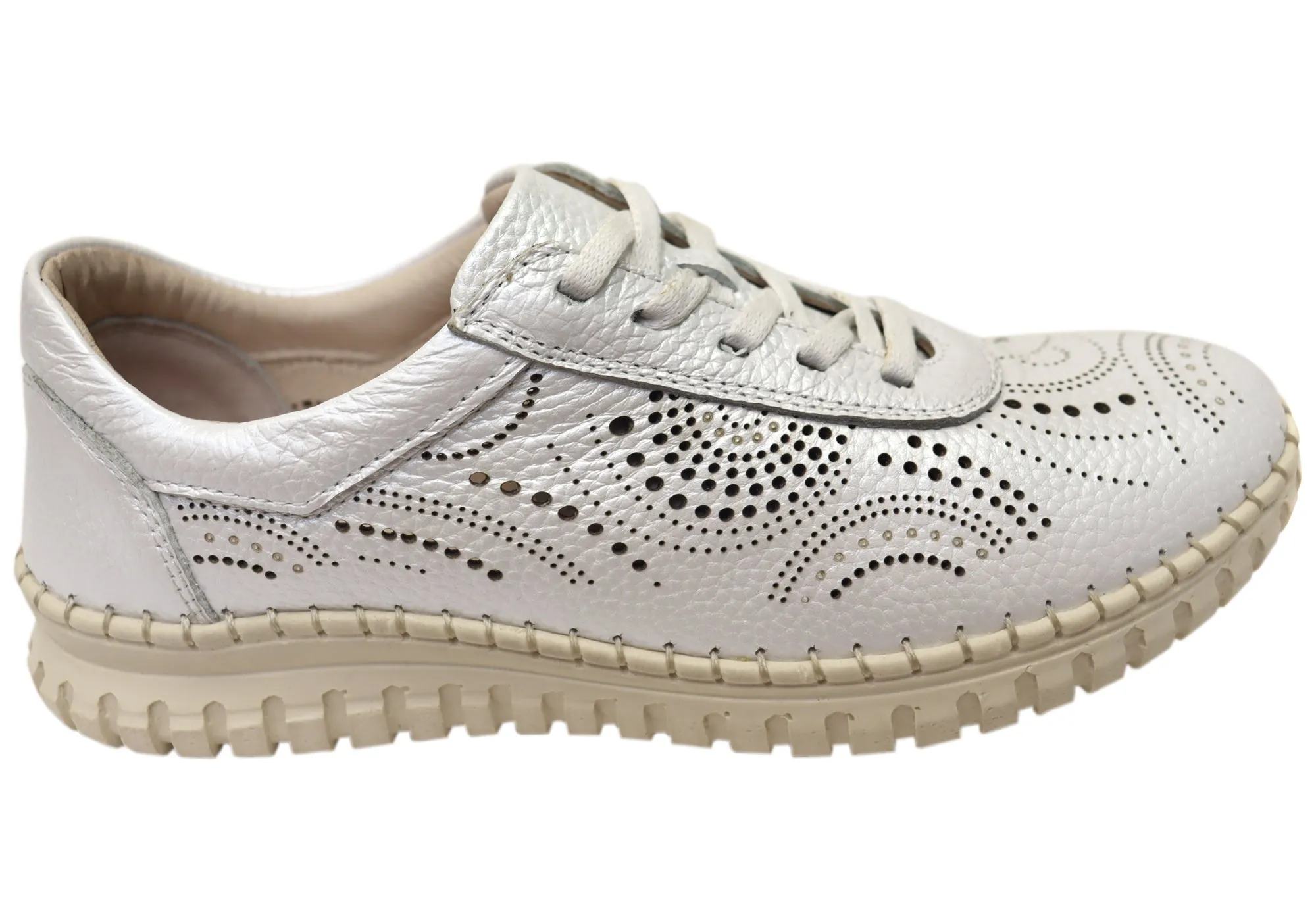 Anti   Static Shore Hike Orizonte Hazel Womens European Comfortable Leather Lace Up Shoes
