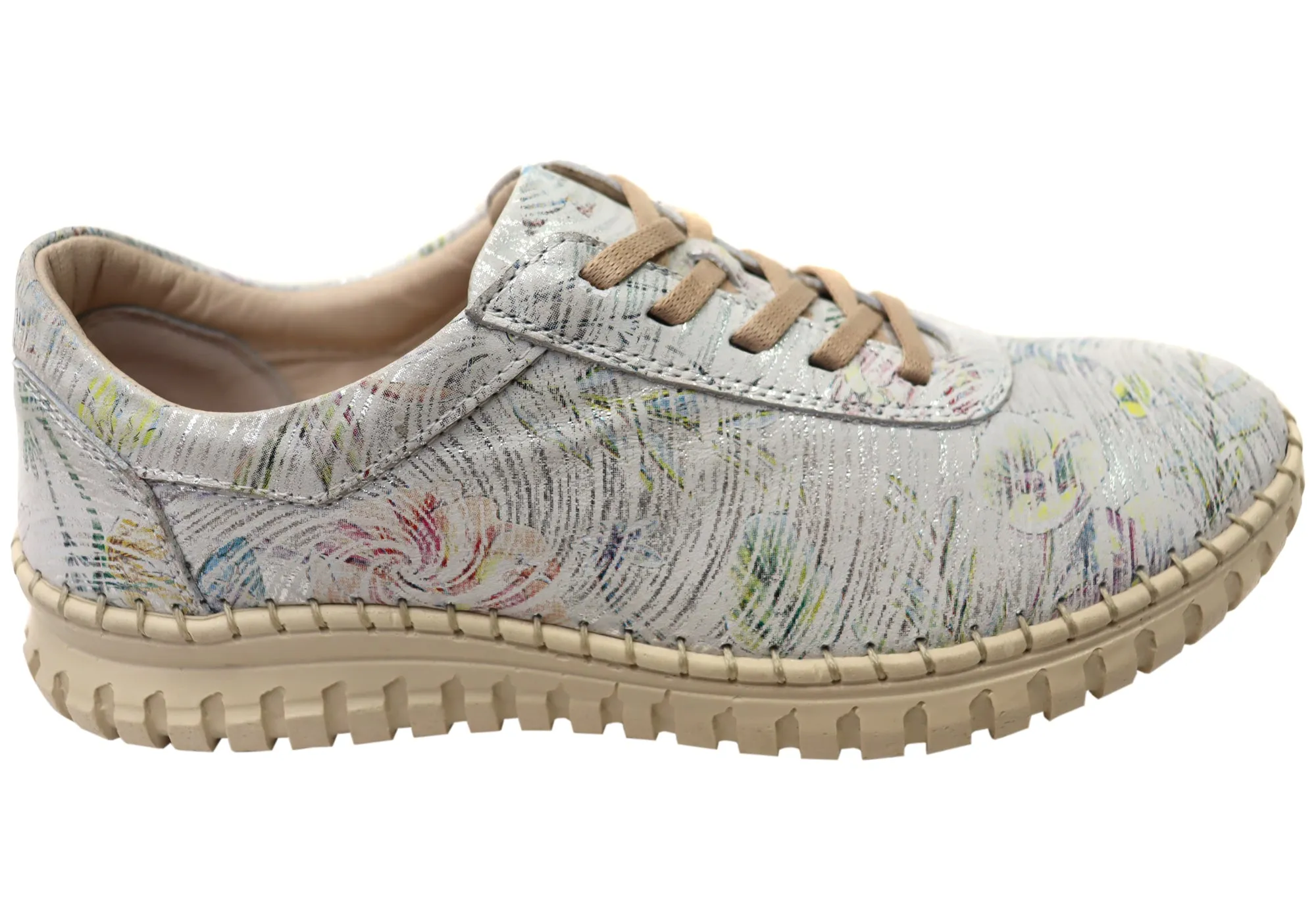 Snack Run Soft Build Orizonte Hazel Womens European Comfortable Leather Lace Up Shoes