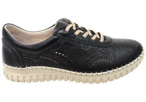Beach Jog Lunch Pace Orizonte Hazel Womens European Comfortable Leather Lace Up Shoes