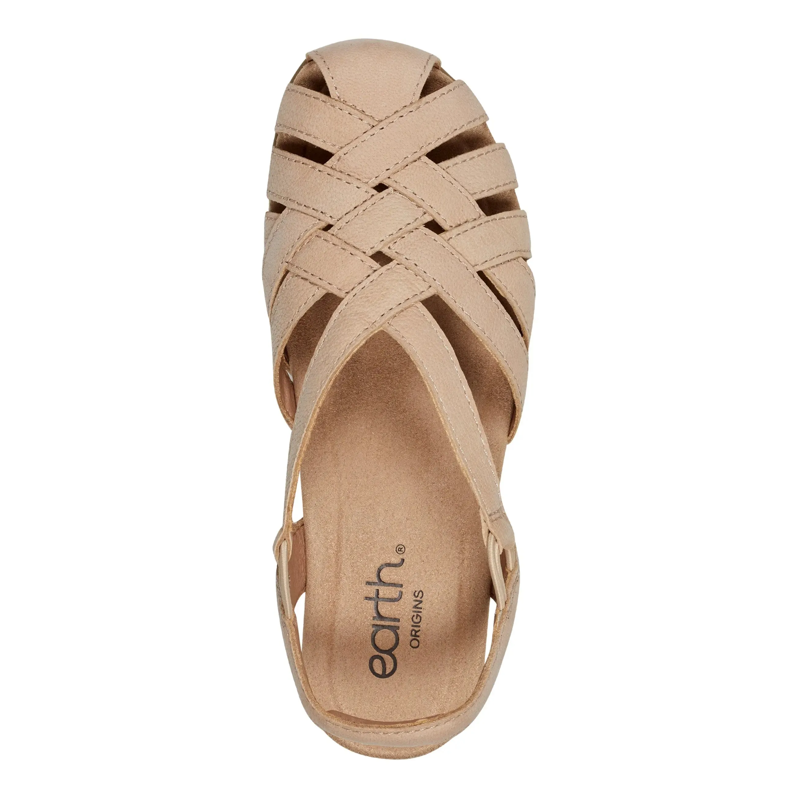 Berri Woven Casual Round Toe Slip-on Sandals Clear Glow