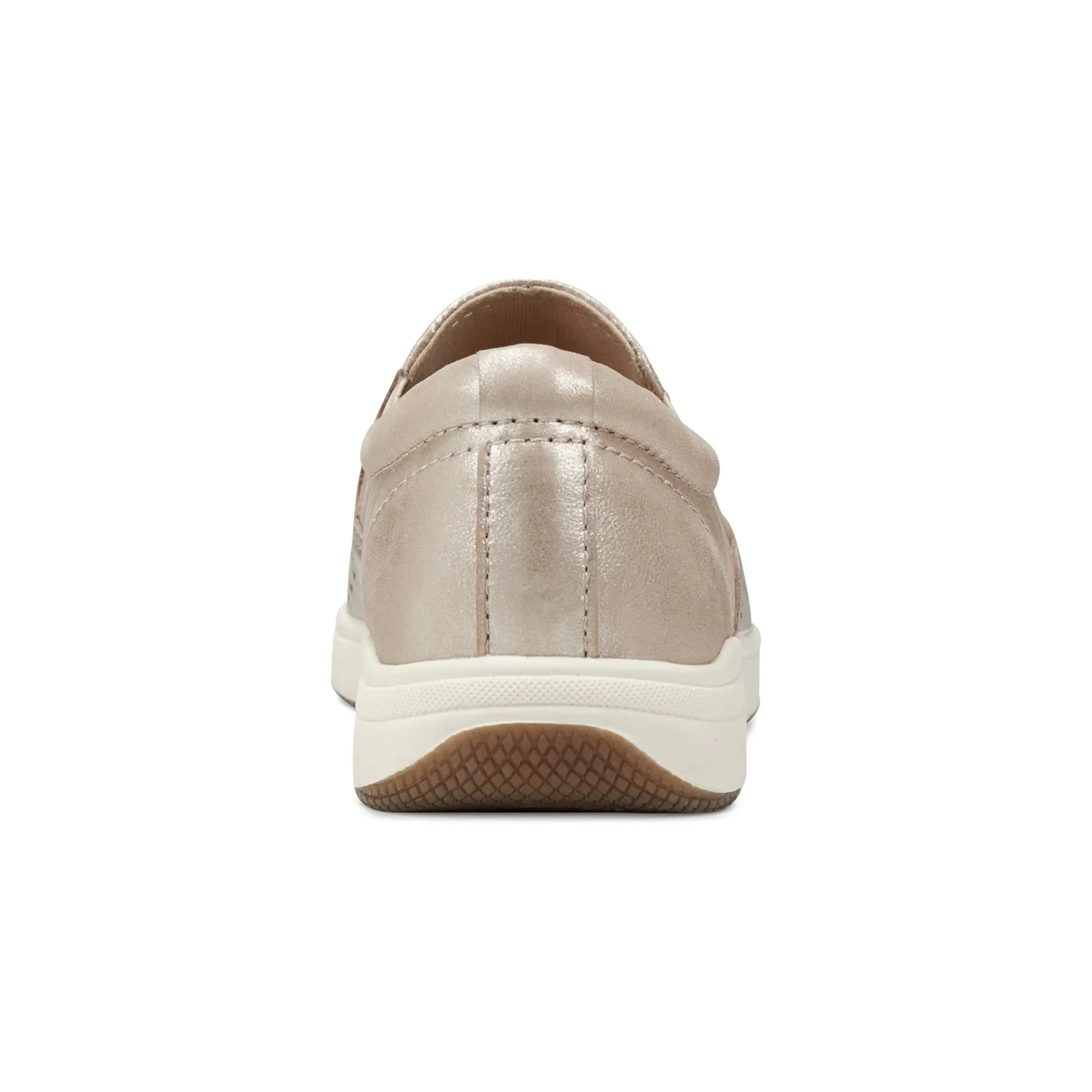 Hot Mood Shock absorption Nel Laser Cut Round Toe Casual Slip-on Sneakers