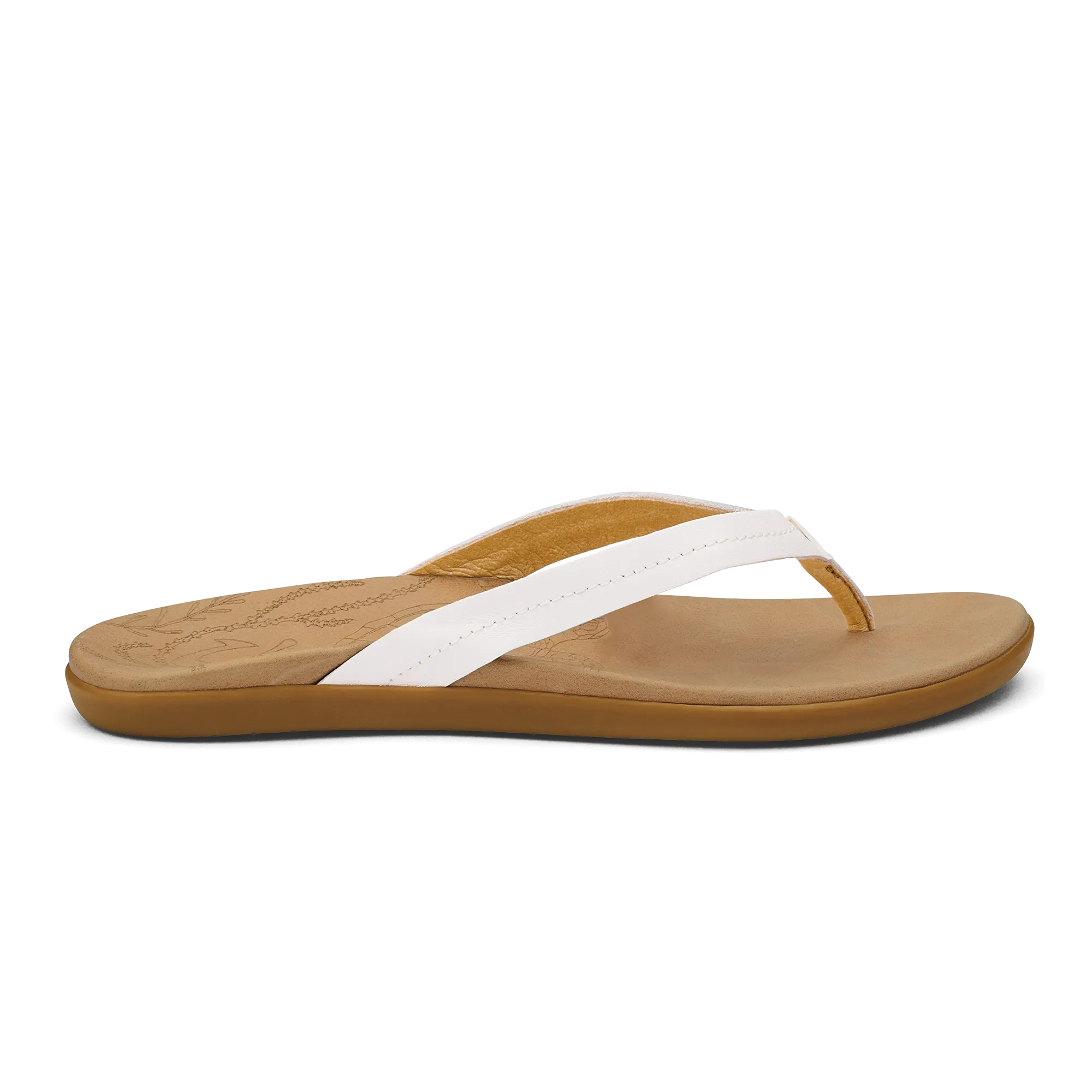 Honu - Bright White / Golden Sand Comfortable Straps Soft Finish