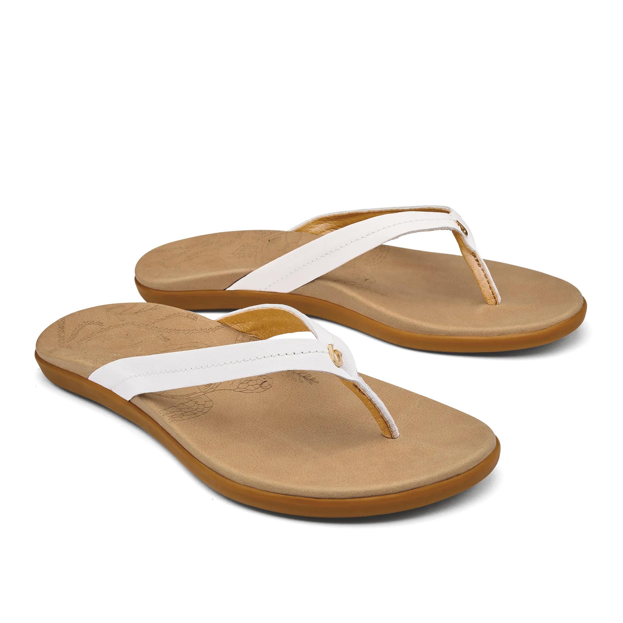 Honu - Bright White / Golden Sand Elastic Soft Band