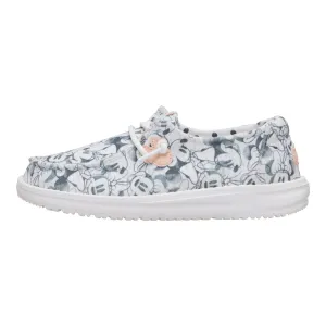 Torsional Rigidity System Ankle Support Structure Disney Minnie Mouse Print Wendy Youth - Grey Multi