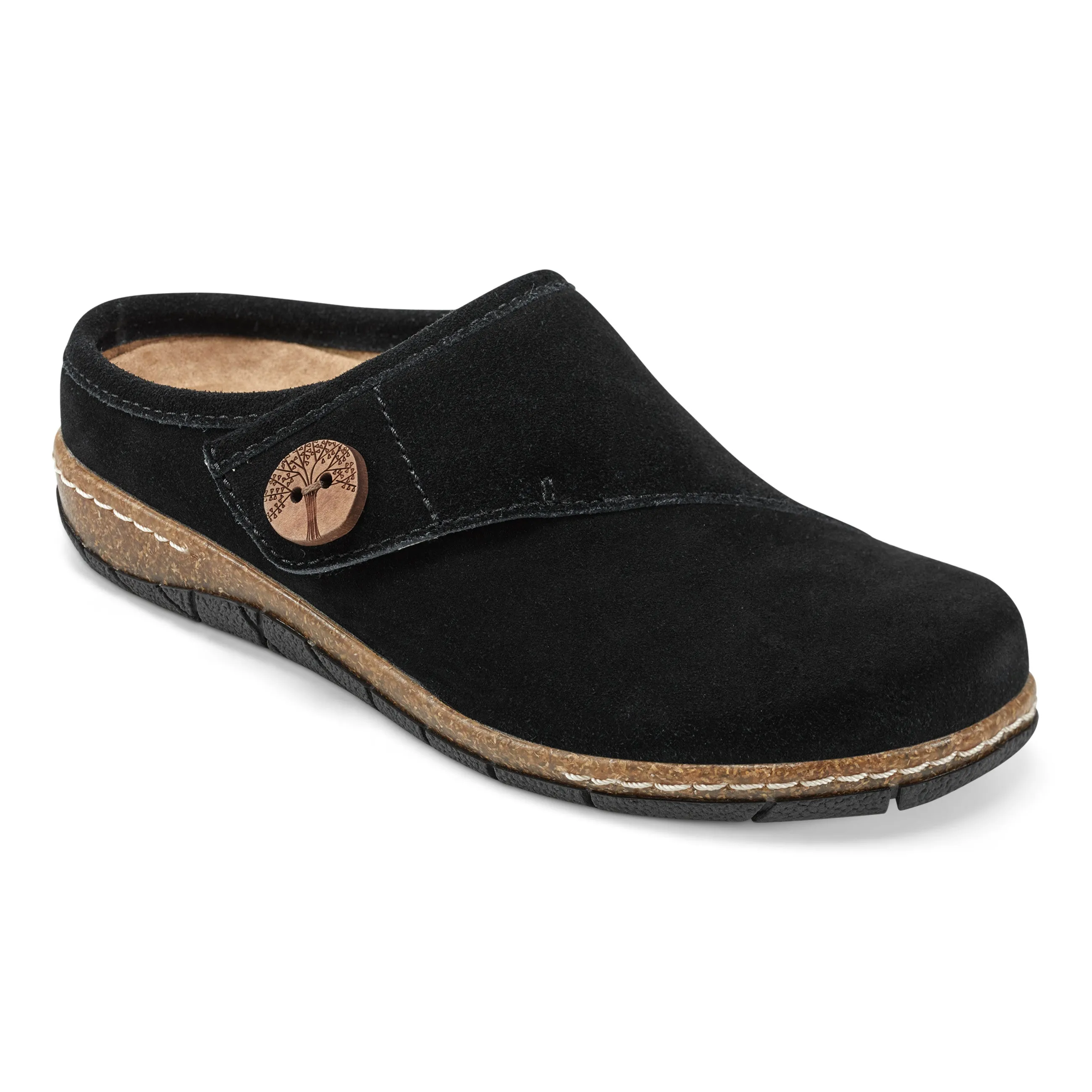 World Walk Ezra Round Toe Casual Slip-on Flat Clogs