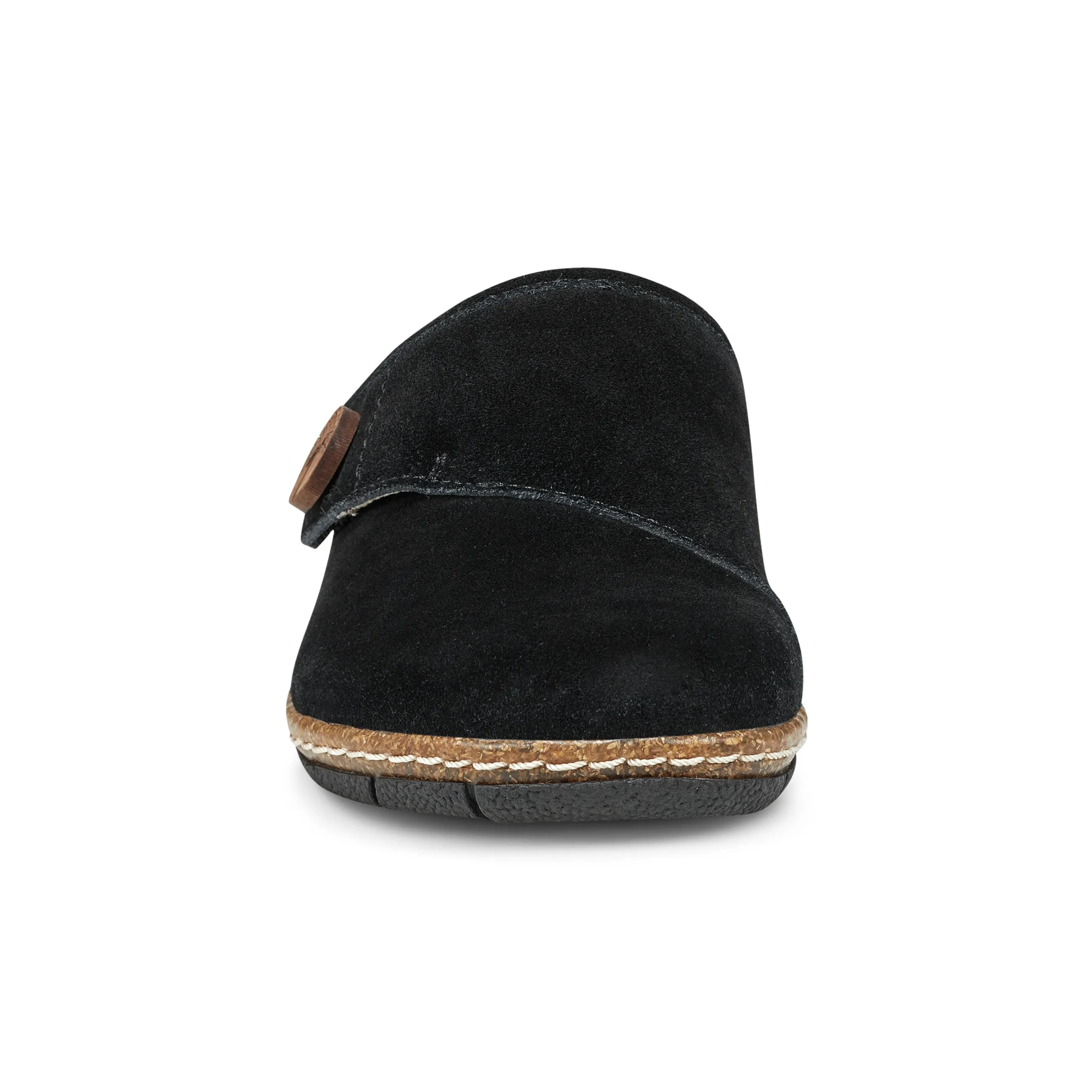 Ezra Round Toe Casual Slip-on Flat Clogs Foot Ease