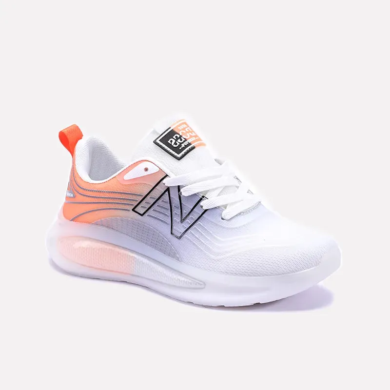 Lightweight Frame Reinforced Heel Guard Echelon White Sneakers 0120491