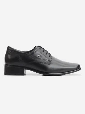 Toe Ease Deep Hue Men's Black Regular Toe Lace up Formal (ID6103)