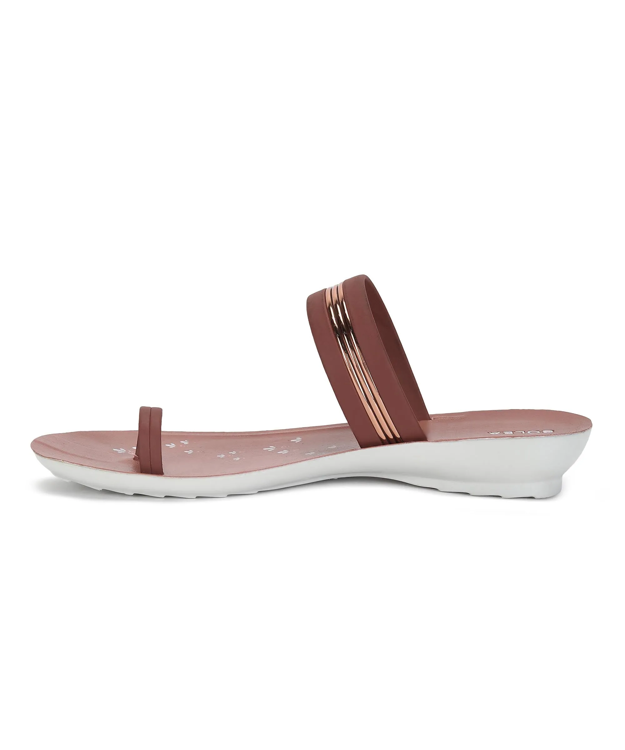 Paragon PUK7011L Women Everyday Sandals | Latest Style | Comfortable Cushioned Sole for Daily Outdoor Use Nude Calm