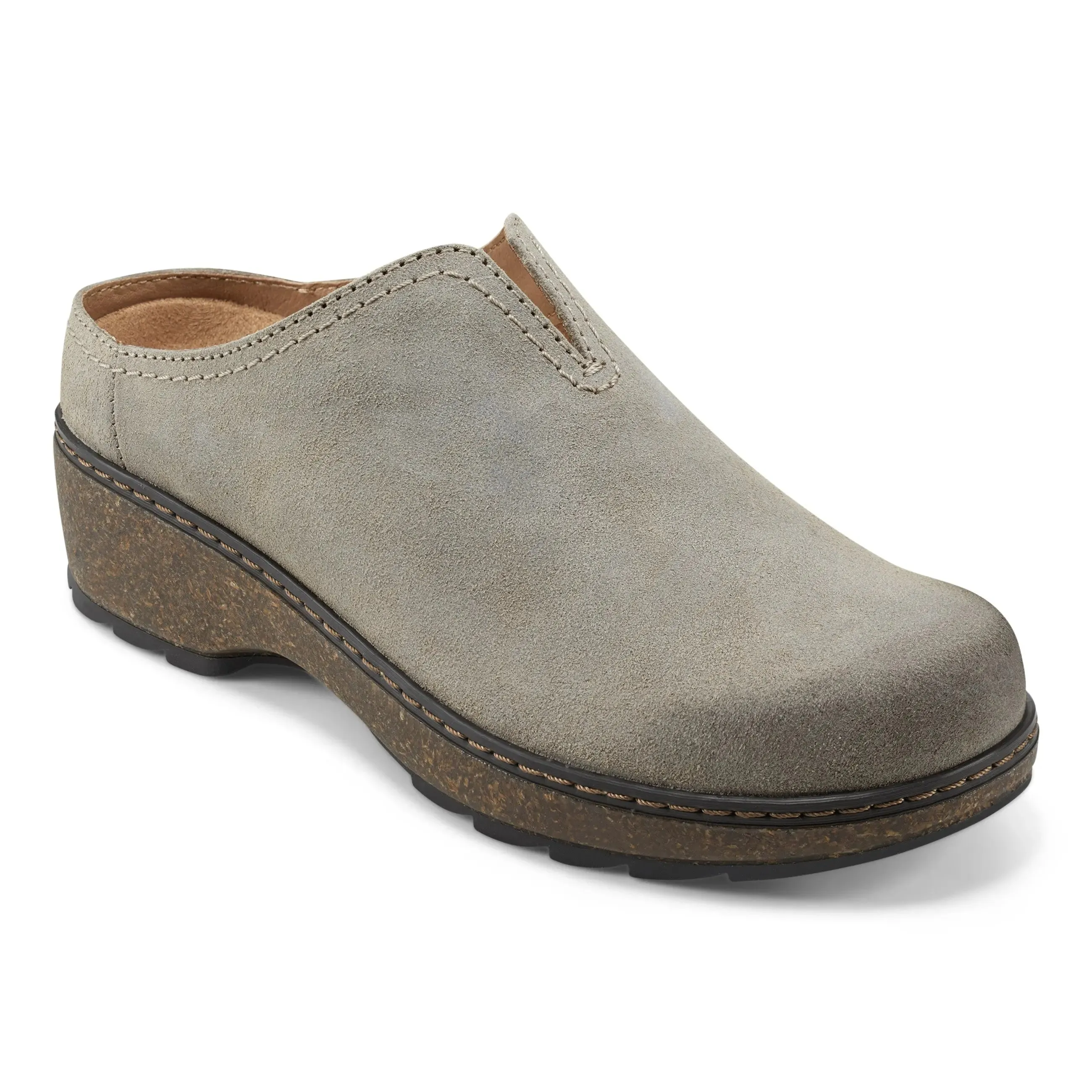 Kolia Round Toe Slip-on Casual Clogs Supportive Comfort Strap