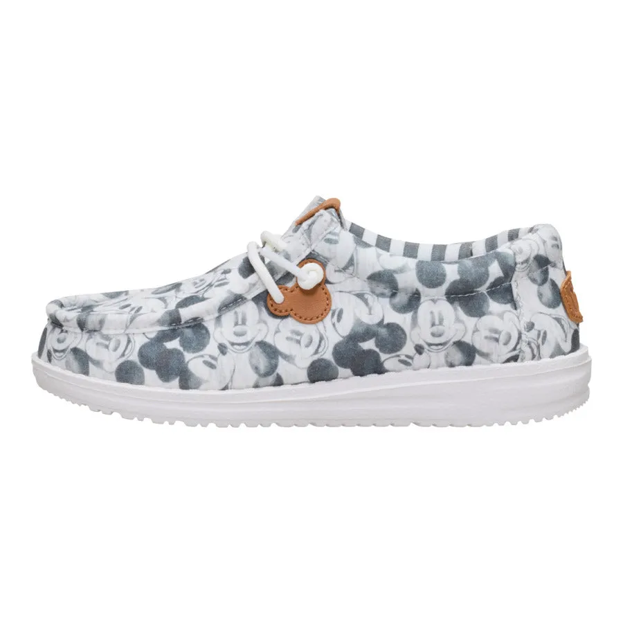 Disney Mickey Mouse Print Wally Youth - Grey/Multi Ultra Flexible Easy Match