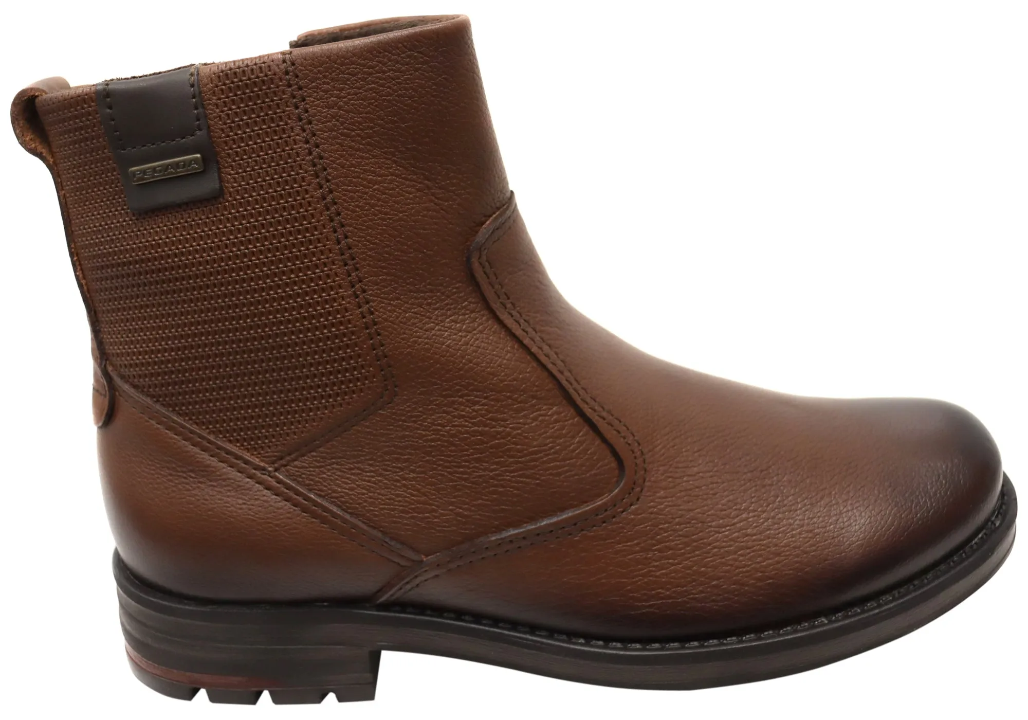 Pegada Banjjo Mens Comfortable Leather Boots Made In Brazil Work Function