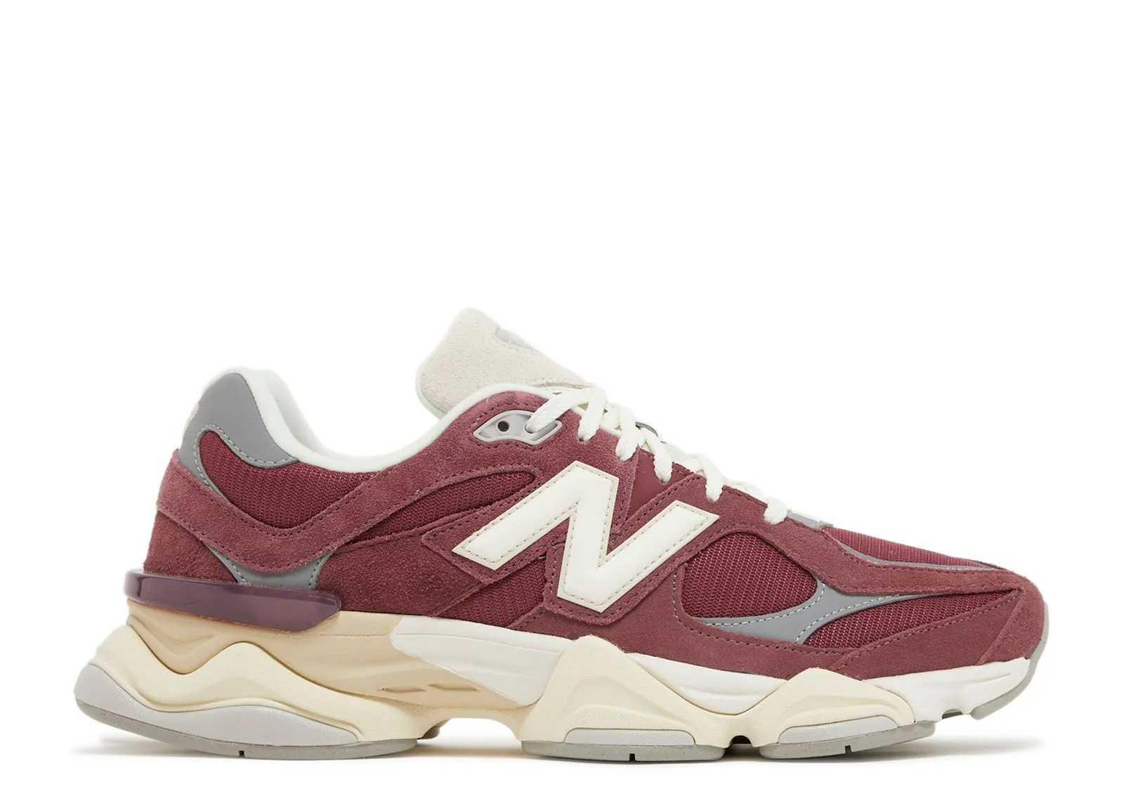 New Balance 9060 Washed Burgundy Anti Odor Gym Workout Water Edge