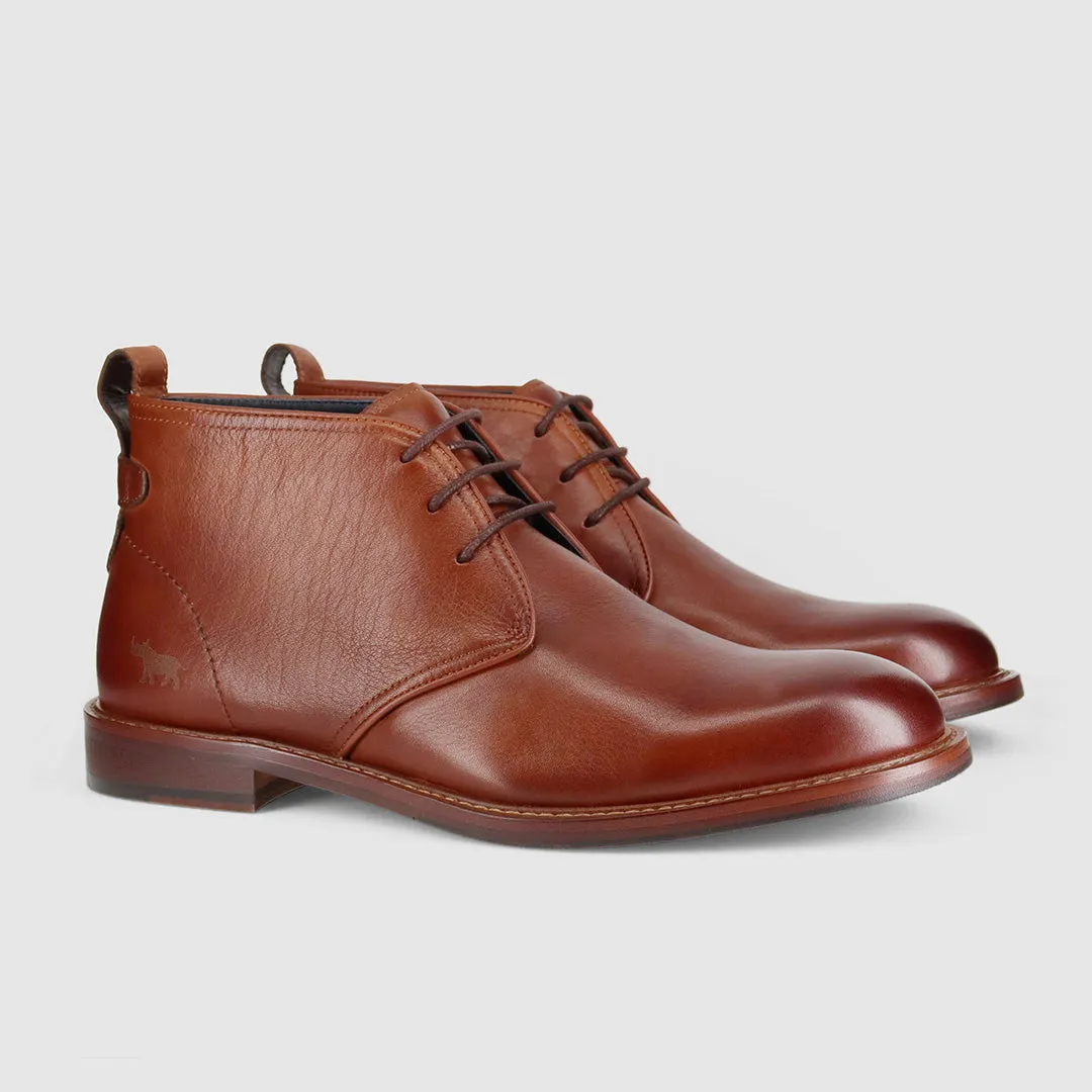 Travel Ready Bail Lace Up Boots Tan