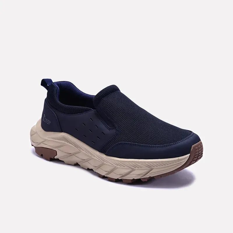 Blue Slip On Casual Sneakers 0120563 Multi-functional lining Move More