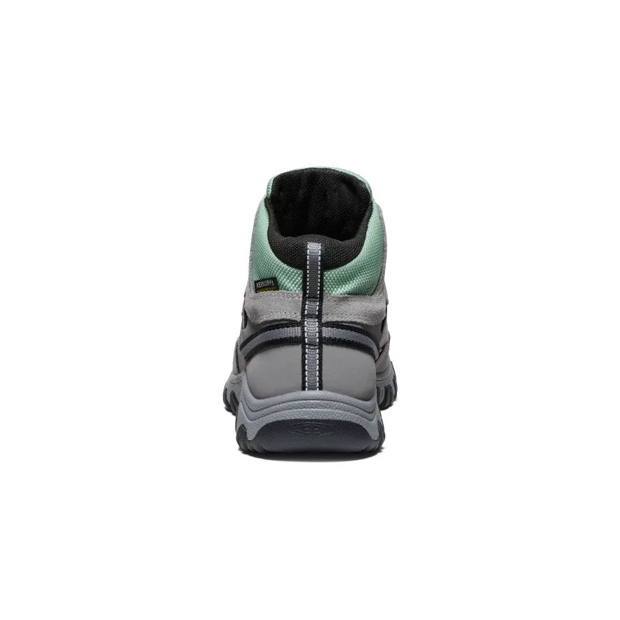 Big Kids' Targhee IV Waterproof Hiking Boot  |  Alloy/Granite Green Comfortable Sockliner