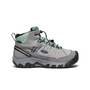 Big Kids' Targhee IV Waterproof Hiking Boot  |  Alloy/Granite Green Slip Resistant Mountain Hike Durable Stitching