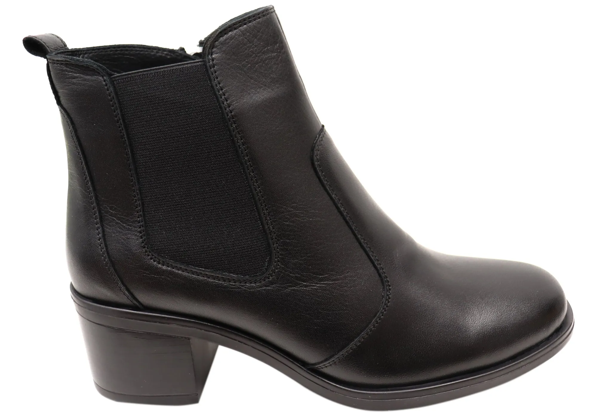 All weather Tokyo Mode Orizonte Velmer Womens European Comfortable Leather Ankle Boots