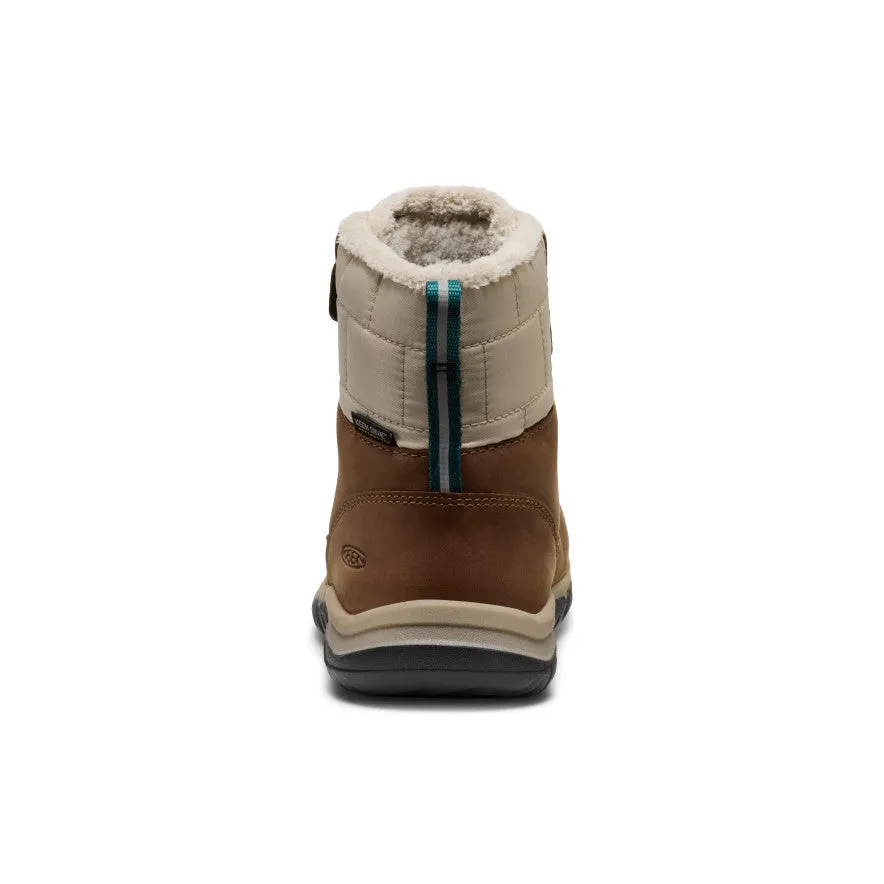Protective Finish Weather Resistant User Little Kids' Kanibou Waterproof Winter Boot  |  Dark Earth/Roasted Pecan