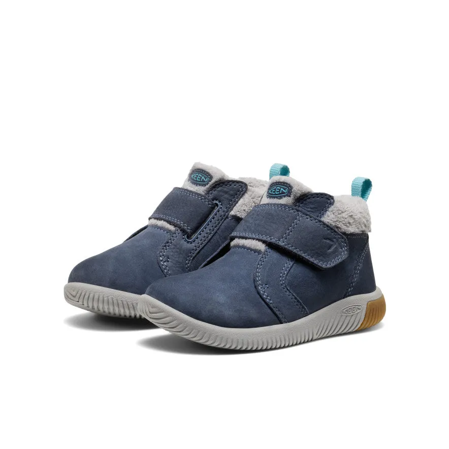 Little Kids' KNX Middie  |  Vintage Indigo/Alloy Neutral Colors Insulated Rough Trail Hiker