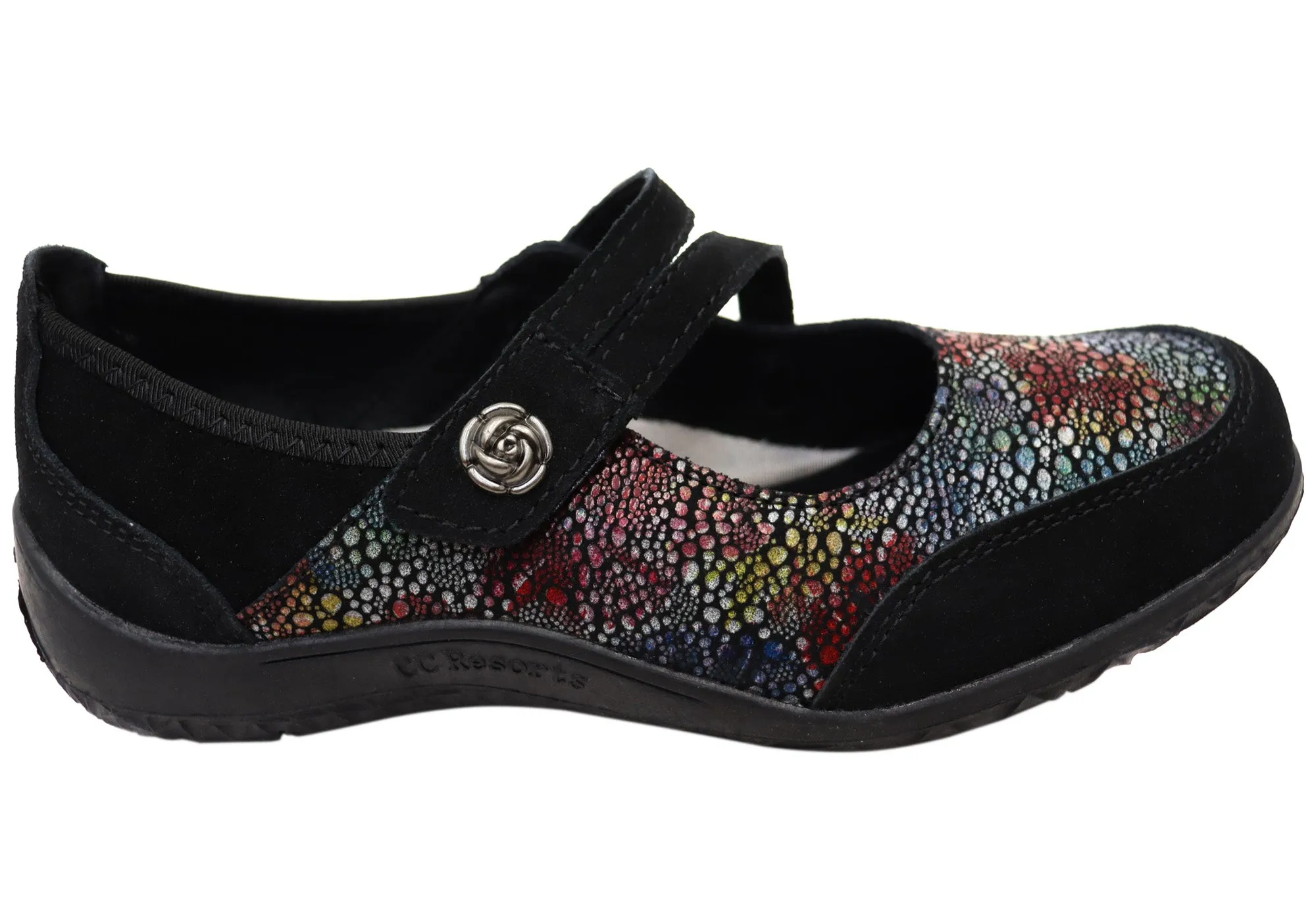 Fast Fit Daily Utility CC Resorts Jasmyn Womens Comfortable Mary Jane Shoes