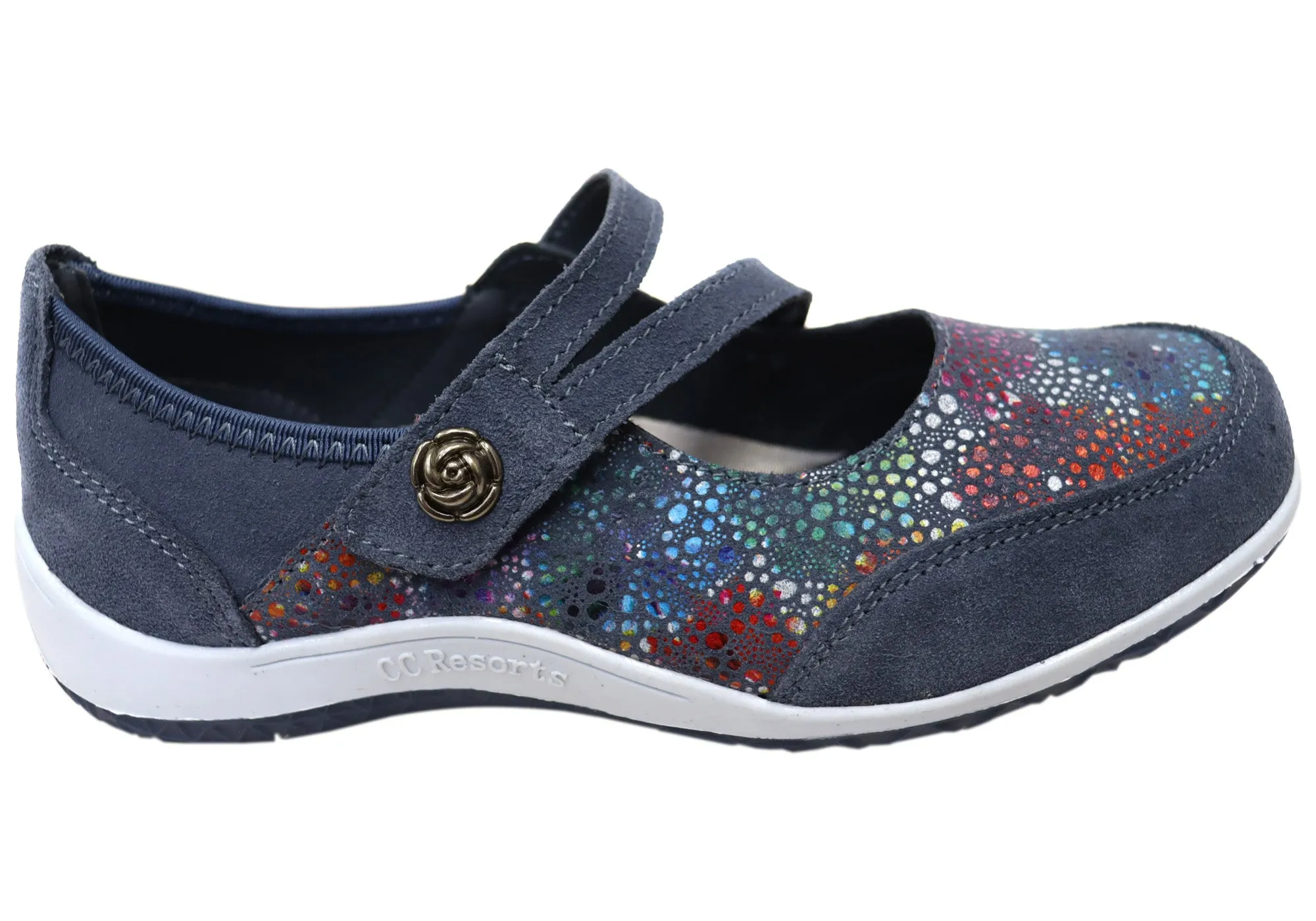 CC Resorts Jasmyn Womens Comfortable Mary Jane Shoes Quick On Versatile