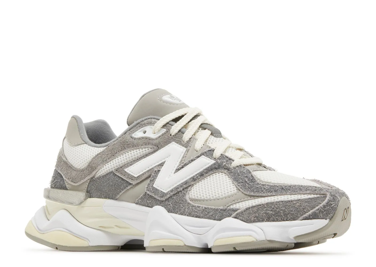 Comfort Heel Chic Fit New Balance 9060 Grey White