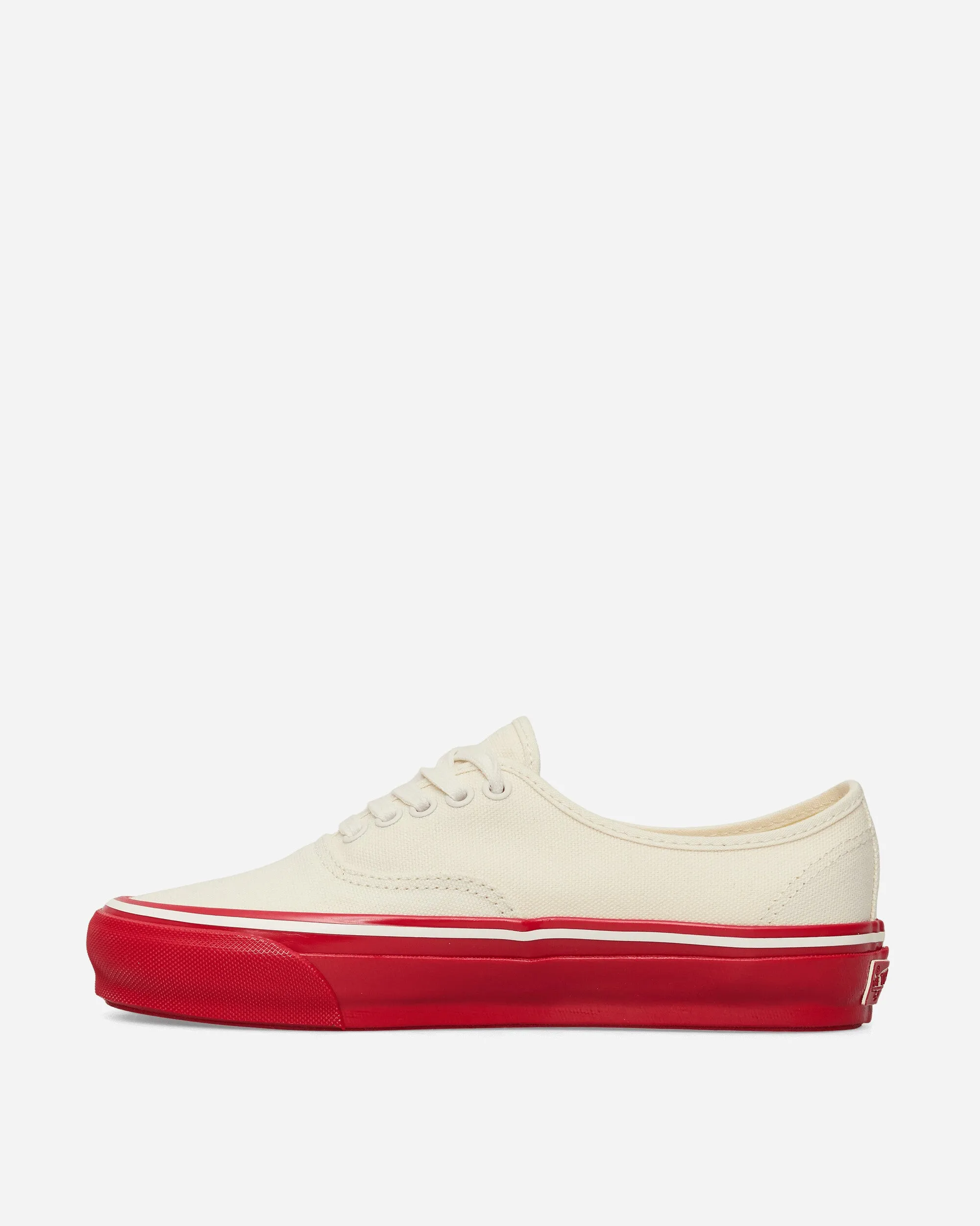 Silent Walk Premium Authentic 44 Duck Canvas Sneakers White / Red