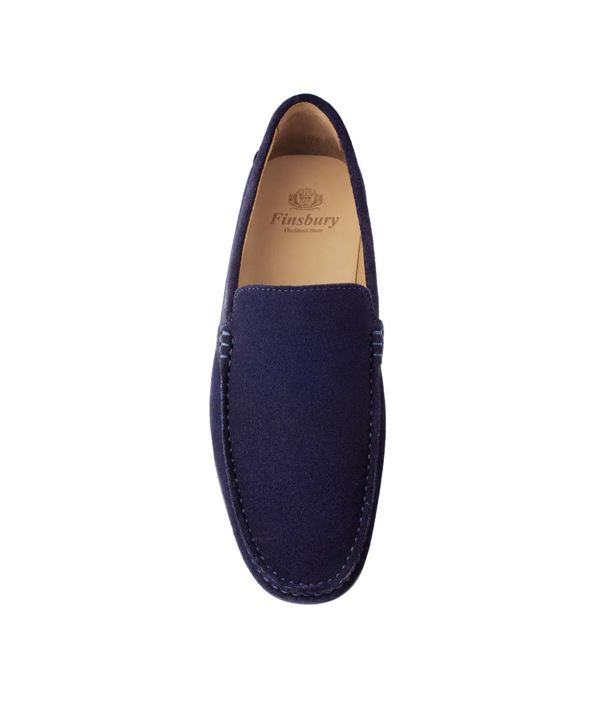 Power Move Mocassin DANDY Veau Velours Bleu Marine