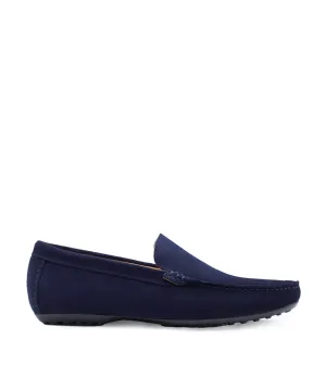 Mocassin DANDY Veau Velours Bleu Marine Ultra Lightweight Frame