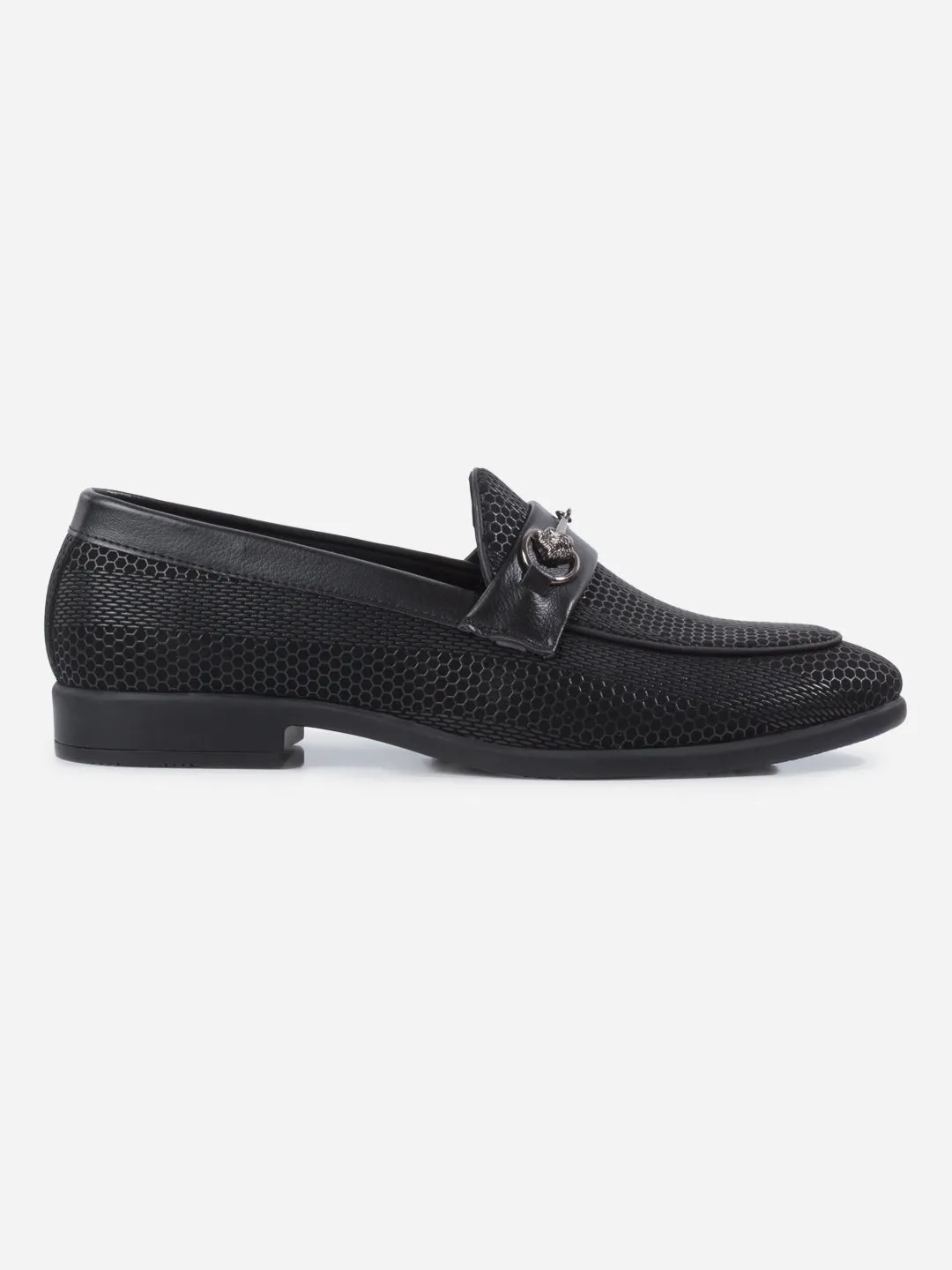 Men's Black 3D Finish Fashion Slip On (IX1085) Retro Edge Rain Guard