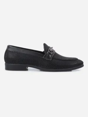 Men's Black 3D Finish Fashion Slip On (IX1085) Retro Edge Rain Guard