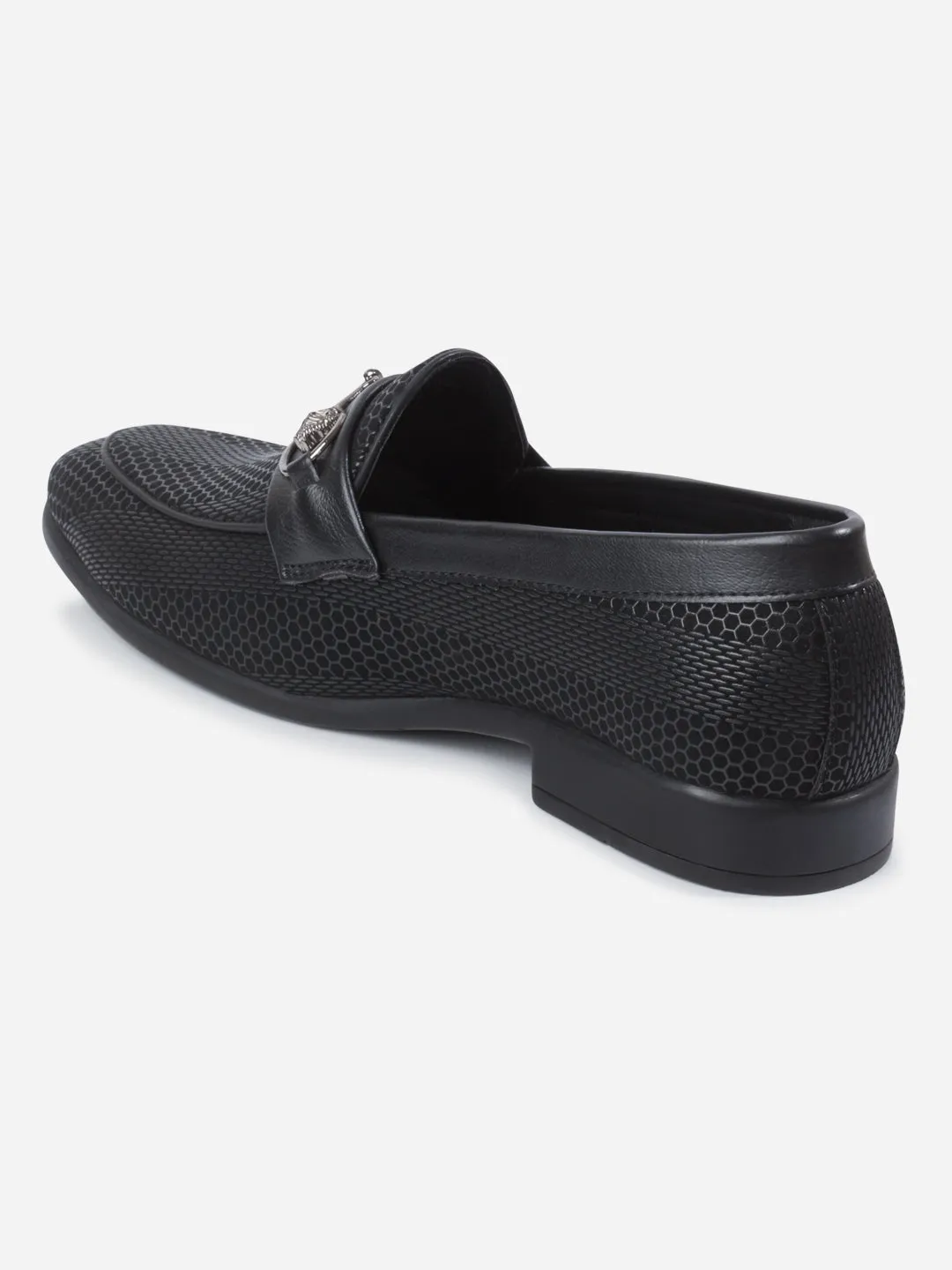 Men's Black 3D Finish Fashion Slip On (IX1085) Special Event