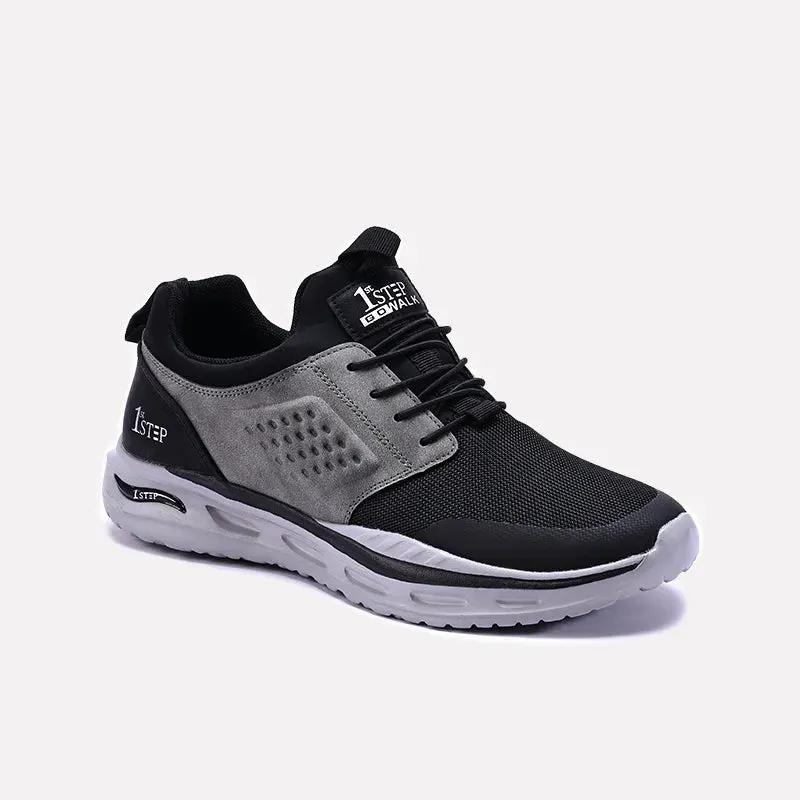 Stealth Black Sneaker Shoes 0120537 Molded Midsole Tech