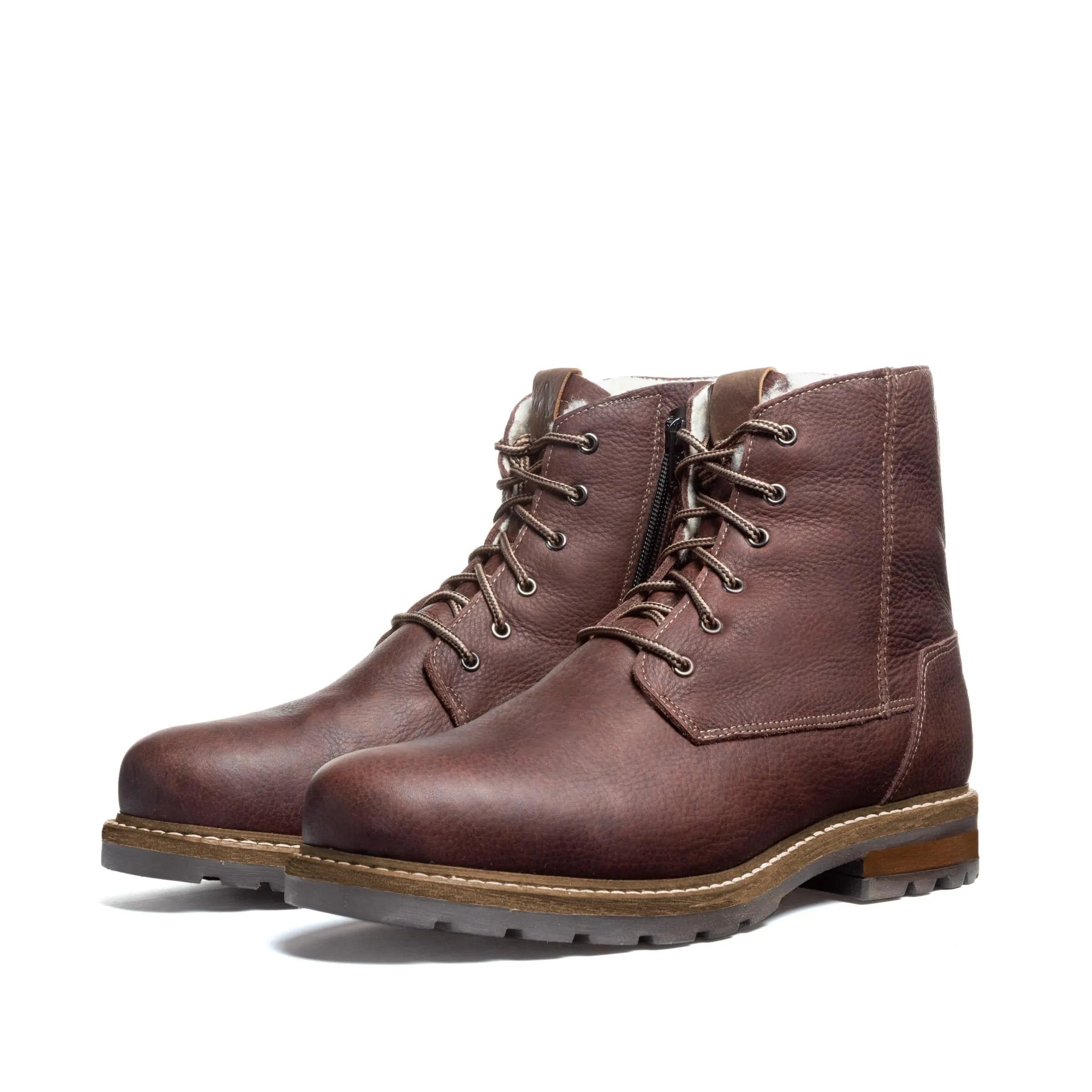 Anfibio Winter Side Zip Wool Lined Boot - VIKTOR # 9312 Court Fast Wave Flow