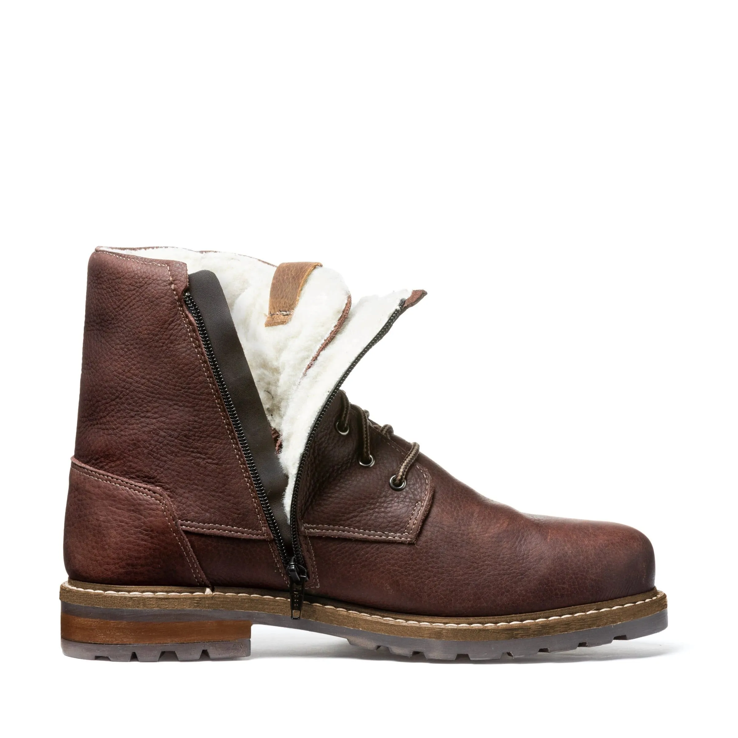 Anfibio Winter Side Zip Wool Lined Boot - VIKTOR # 9312 Storm Guard