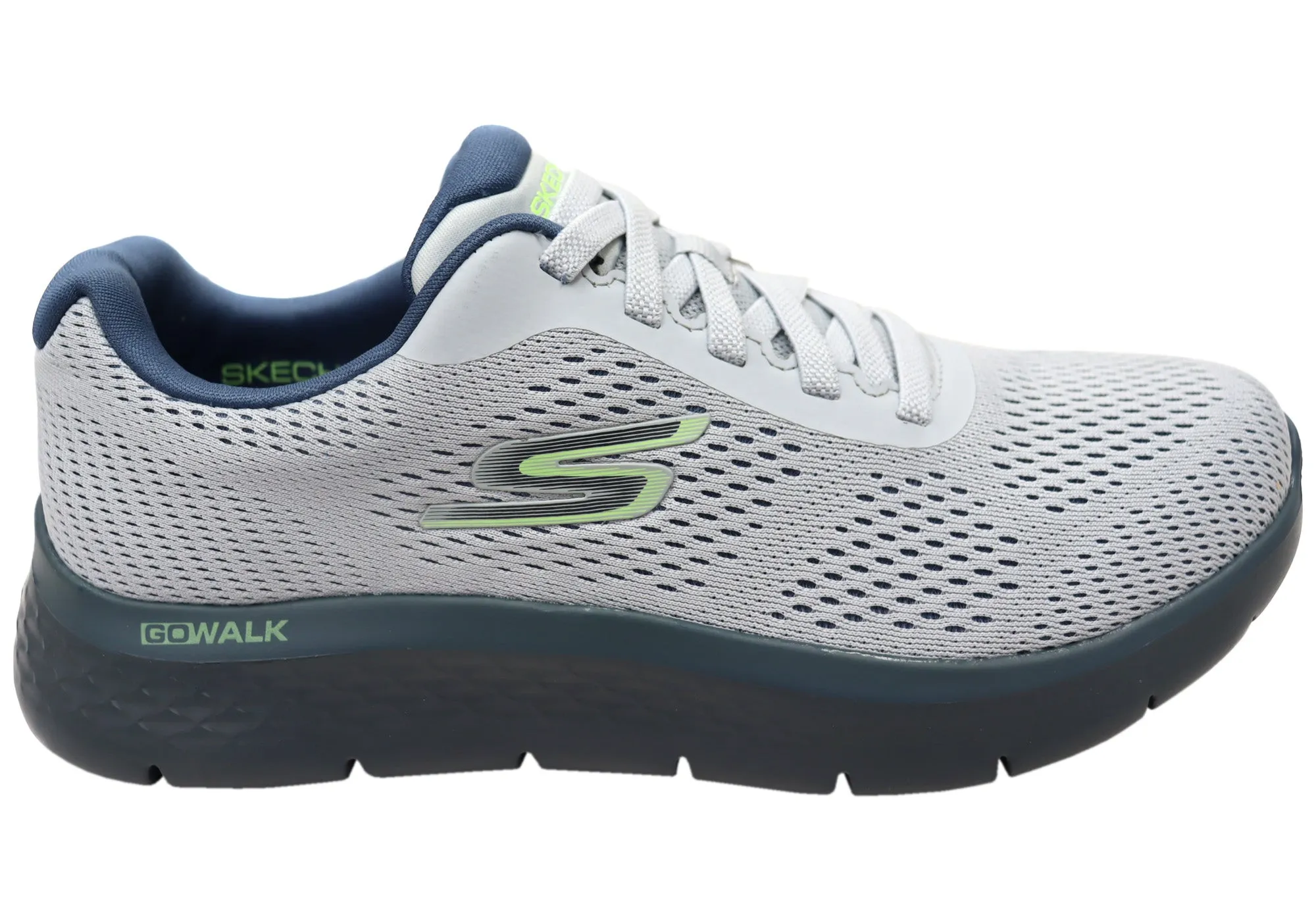 Skechers Mens Gowalk Flex Brennen Comfortable Slip On Shoes Secure Step