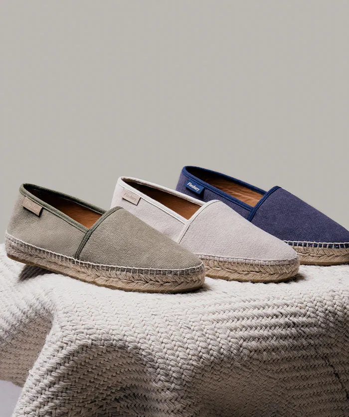 Espadrilles INDIANA Bleu Marine Breathable Design Union Fit