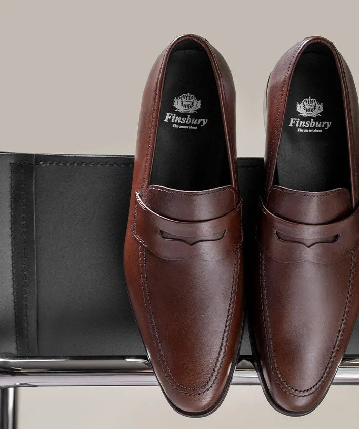 Mocassin LUTON Marron Practical