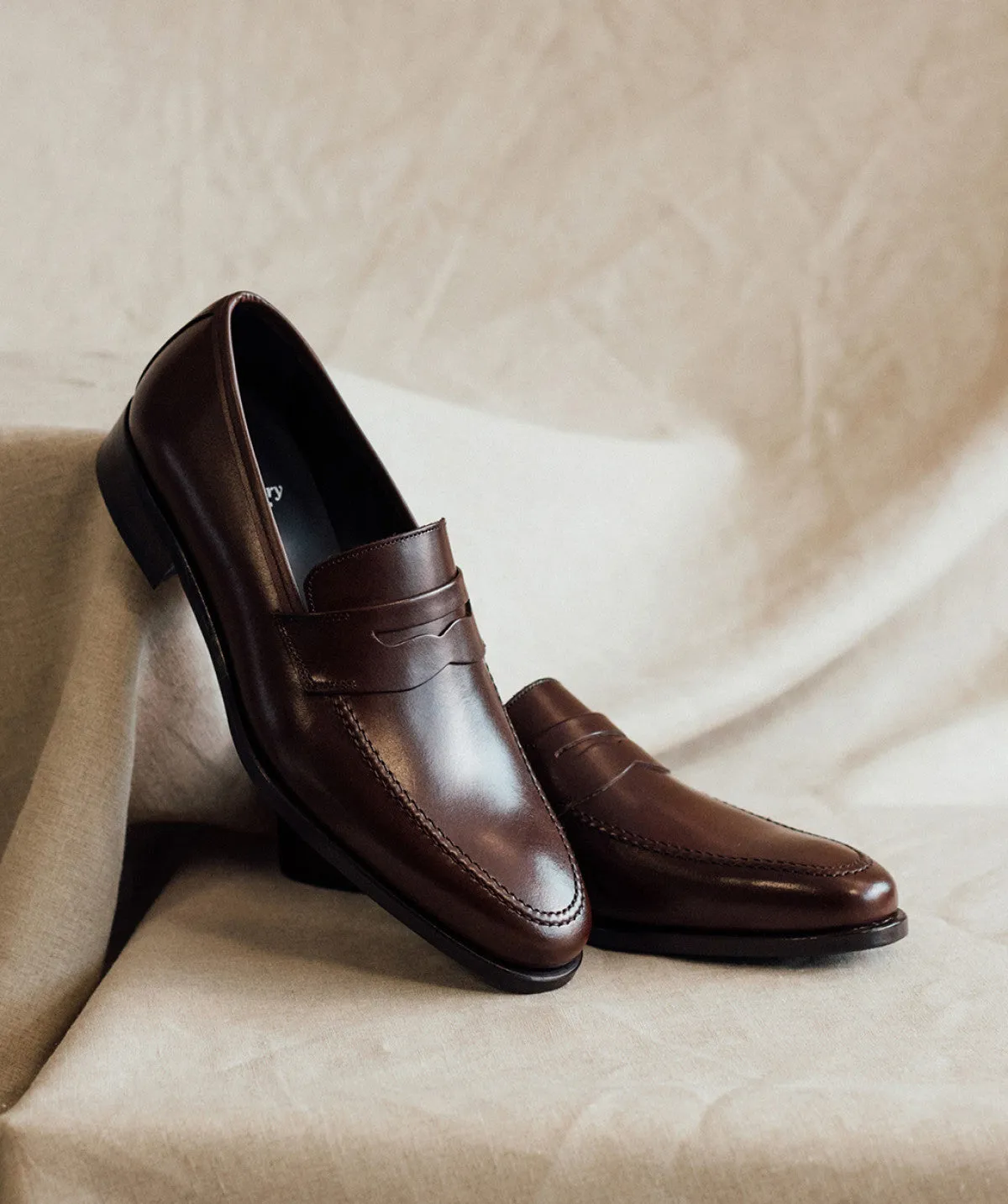Mocassin LUTON Marron High-Quality Fit Japan Fit