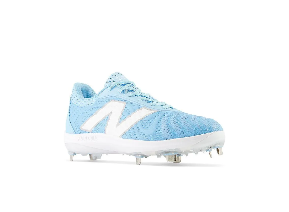 Soft Neutral Elegant Mood New Balance Men's FuelCell 4040 V7 Metal Baseball Cleats - Sky Blue / White - L4040SD7