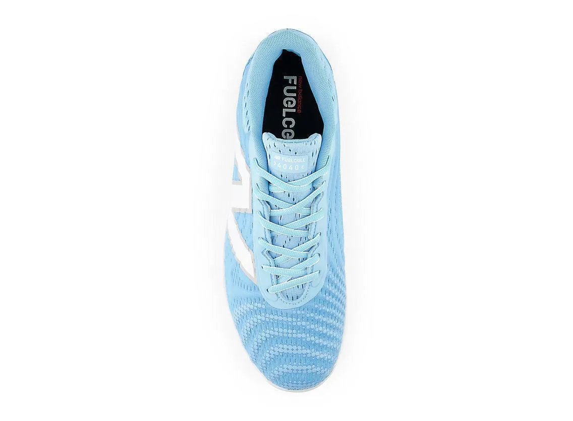Feather Light Long Distance Water Edge New Balance Men's FuelCell 4040 V7 Metal Baseball Cleats - Sky Blue / White - L4040SD7