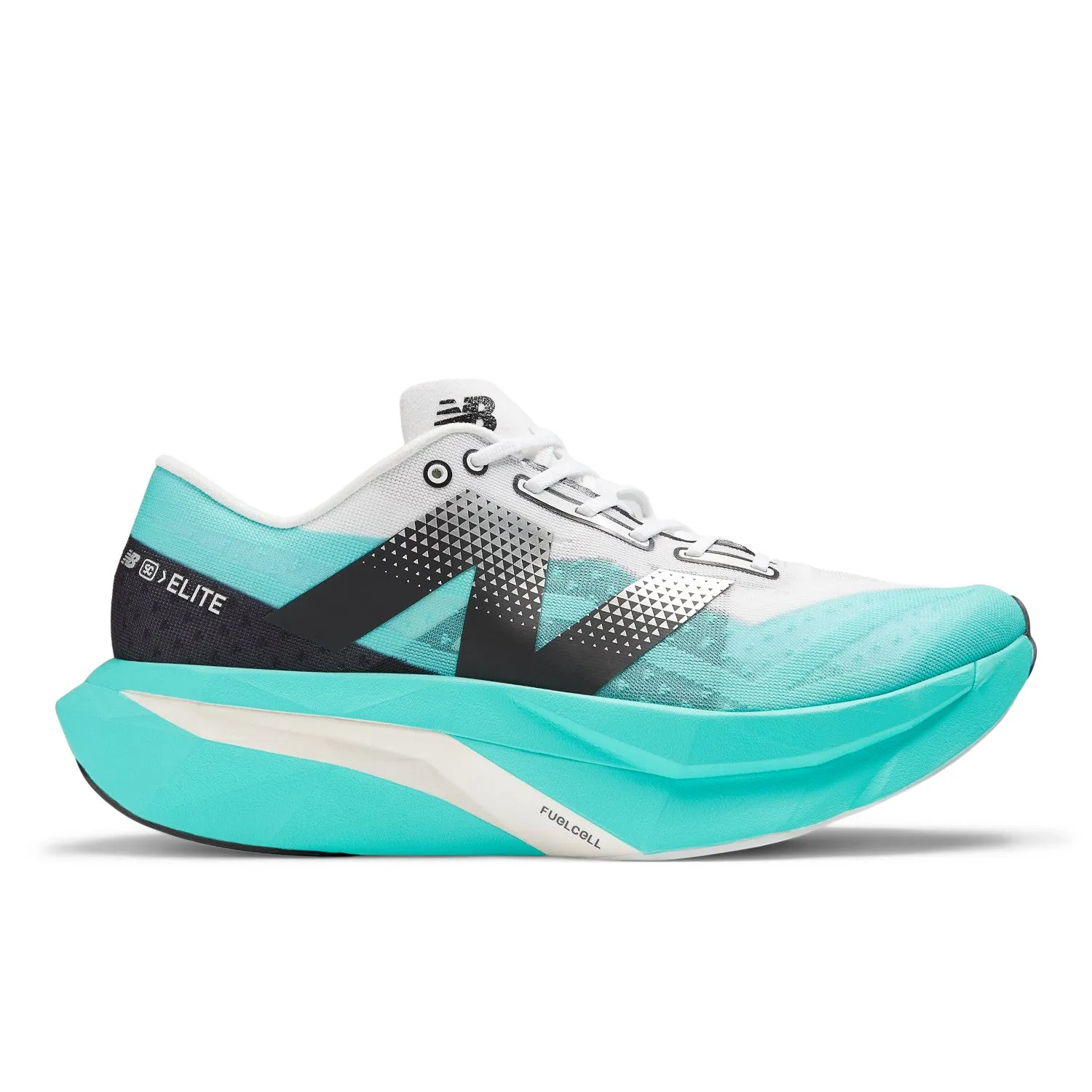 Rubber Outsole warm glow WOMEN'S SUPERCOMP ELITE V4 - B - CYBER JADE WITH WHITE AND BLACK