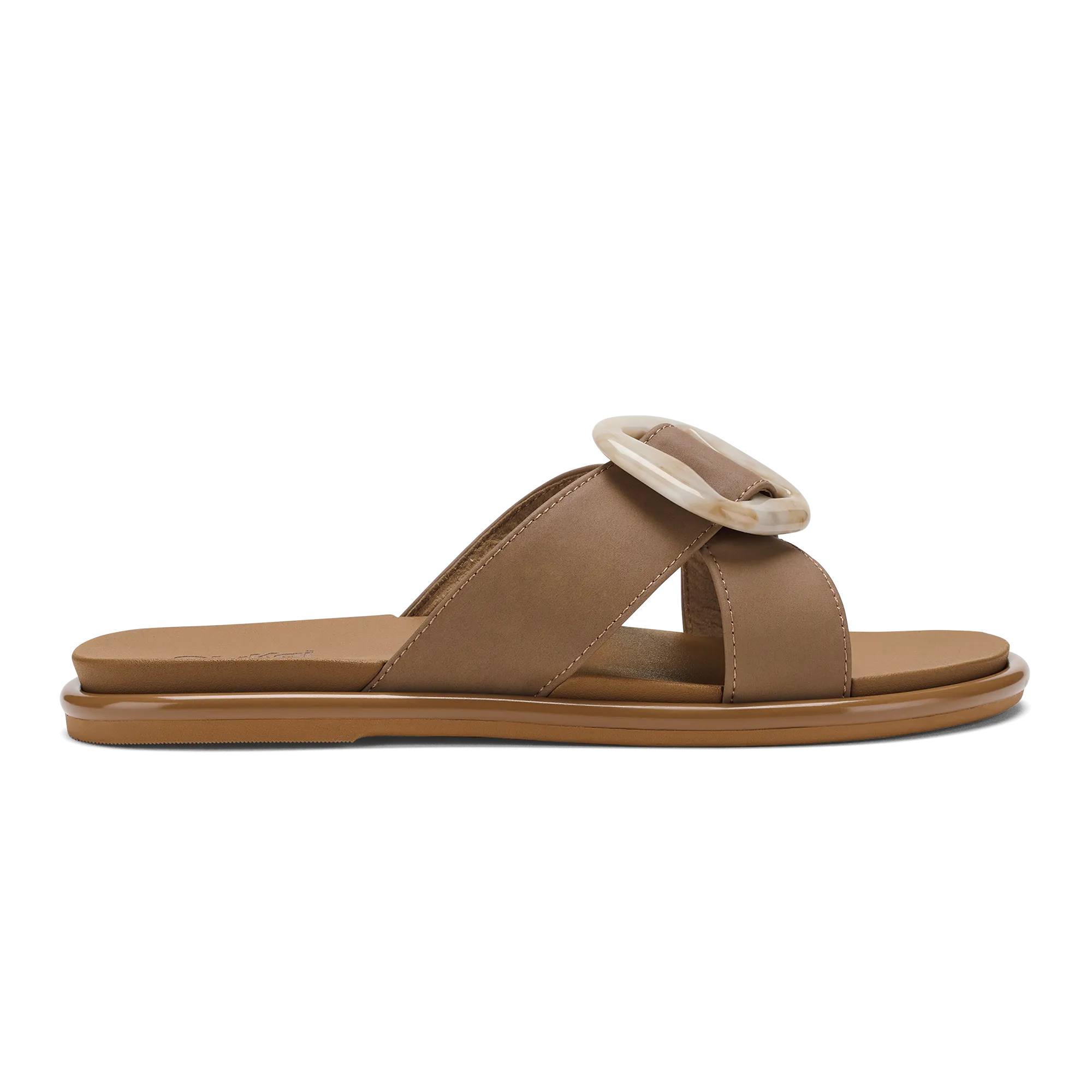 Lai Slide - Tan Adjustable Walking Shoes