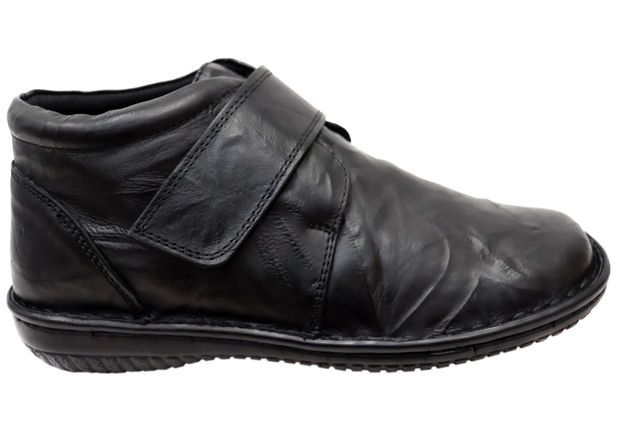 Comfort Oriented Cabello Comfort 5240-27 Womens Wide Fit Comfortable Leather Boots
