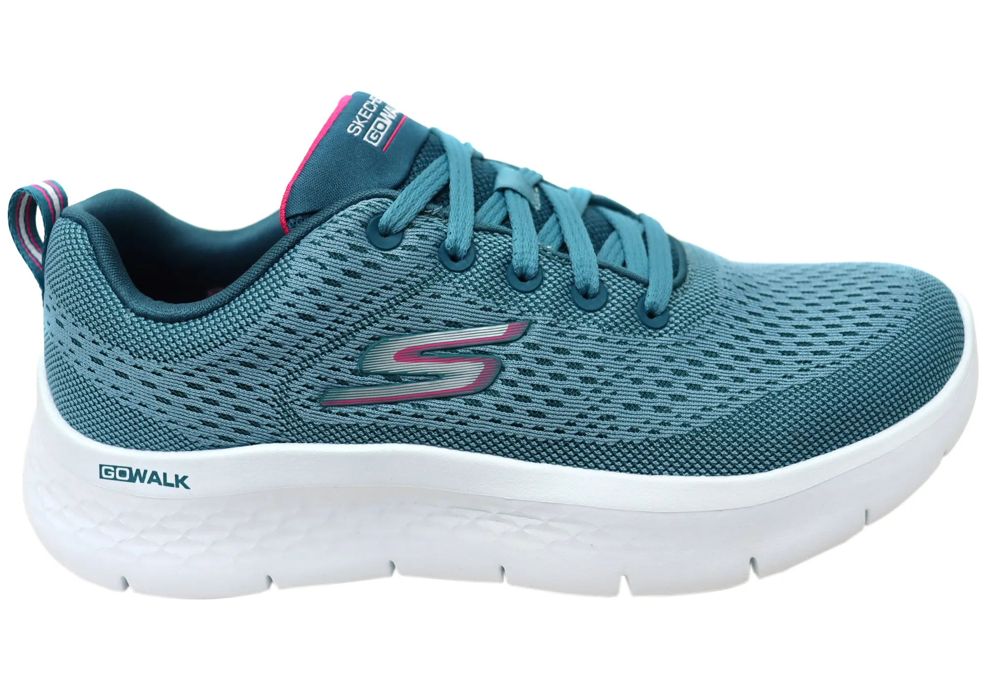 Clean Texture Skechers Womens GOwalk Flex Kali Comfortable Lace Up Shoes