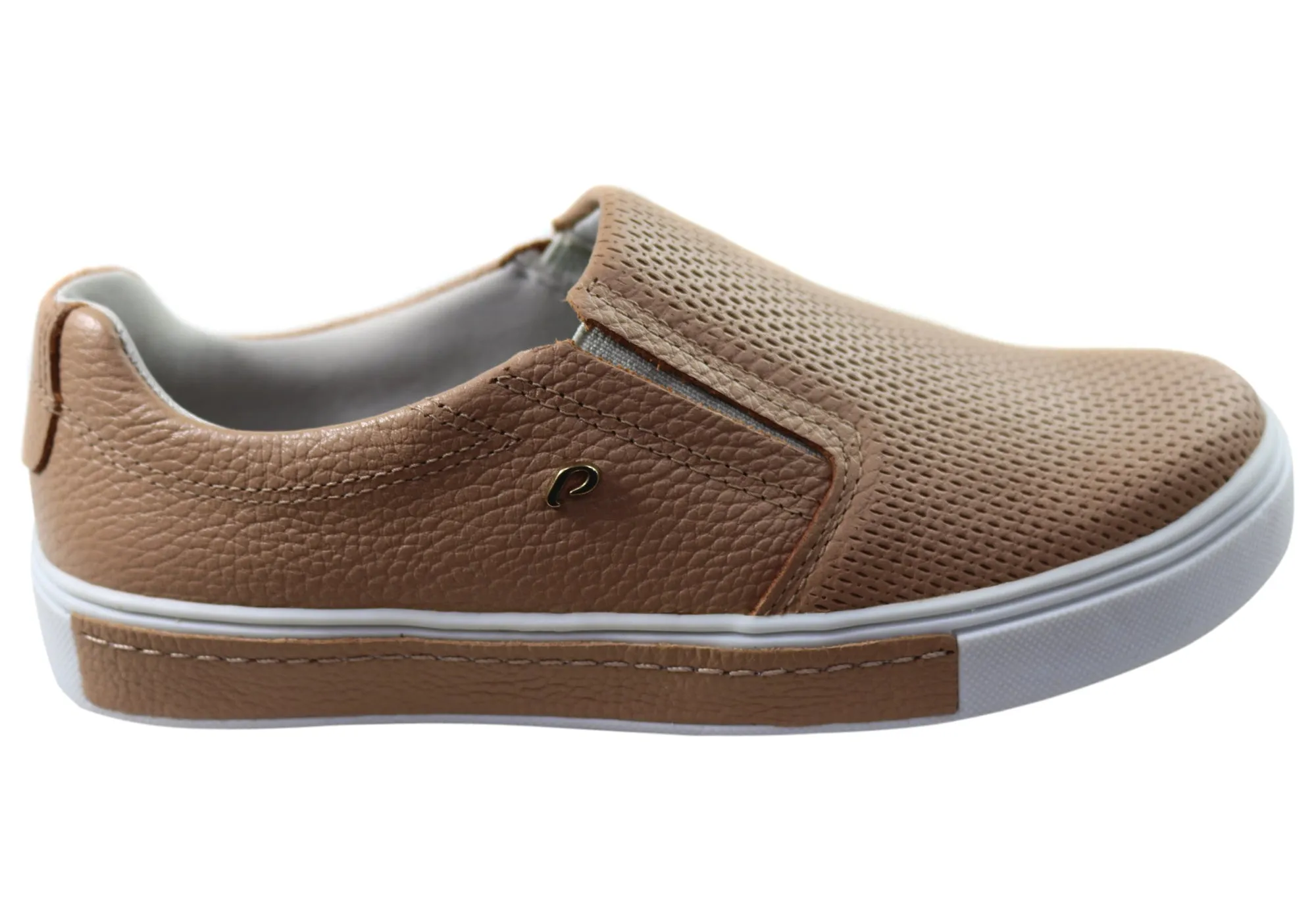 Pegada Mirra Womens Comfortable Leather Casual Shoes Made In Brazil Monochrome Style