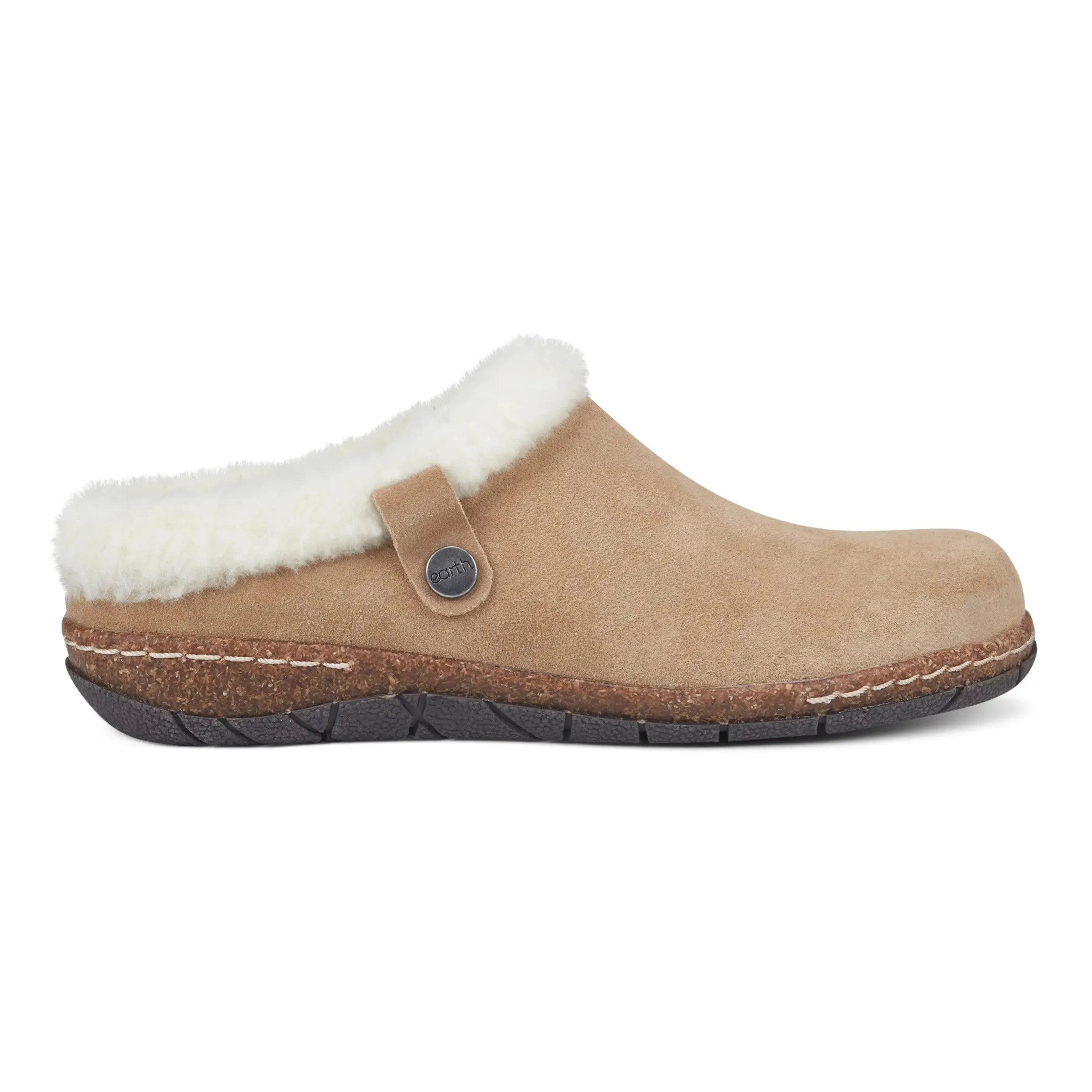 Angel Mood Elena Cold Weather Round Toe Casual Slip-on Clogs