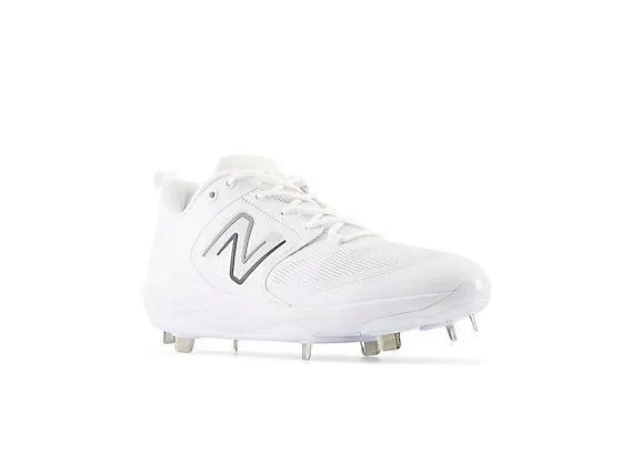 New Balance Men's Fresh Foam X 3000 V6 Metal Baseball Cleats - White - L3000TW6 Workout Antique Glow